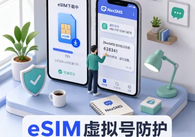 eSIM搭配虚拟号码 隐私防护接码实操